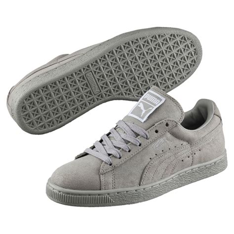 grey suede sneakers